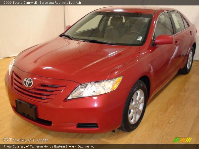 Barcelona Red Metallic / Ash 2009 Toyota Camry LE