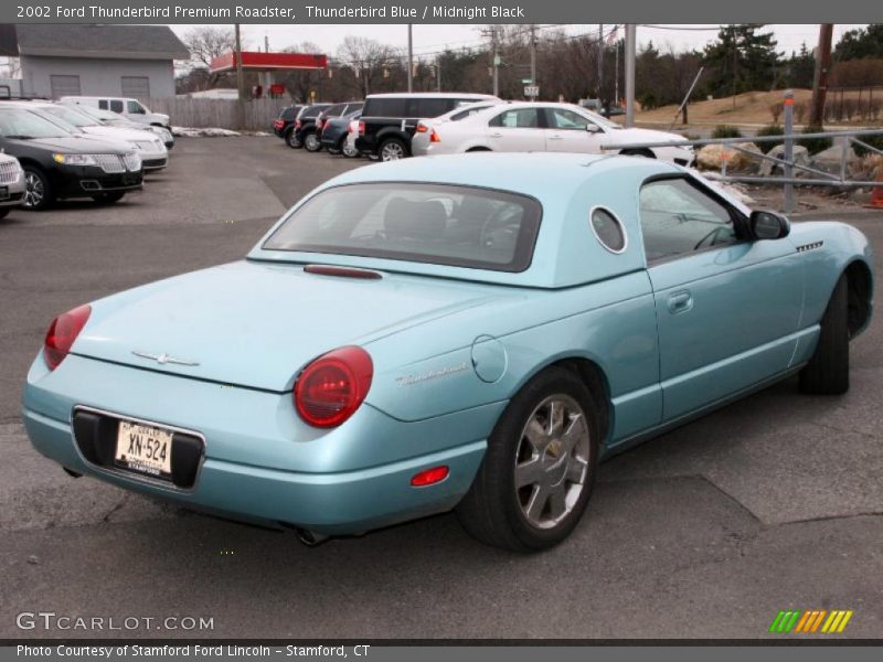 Thunderbird Blue / Midnight Black 2002 Ford Thunderbird Premium Roadster