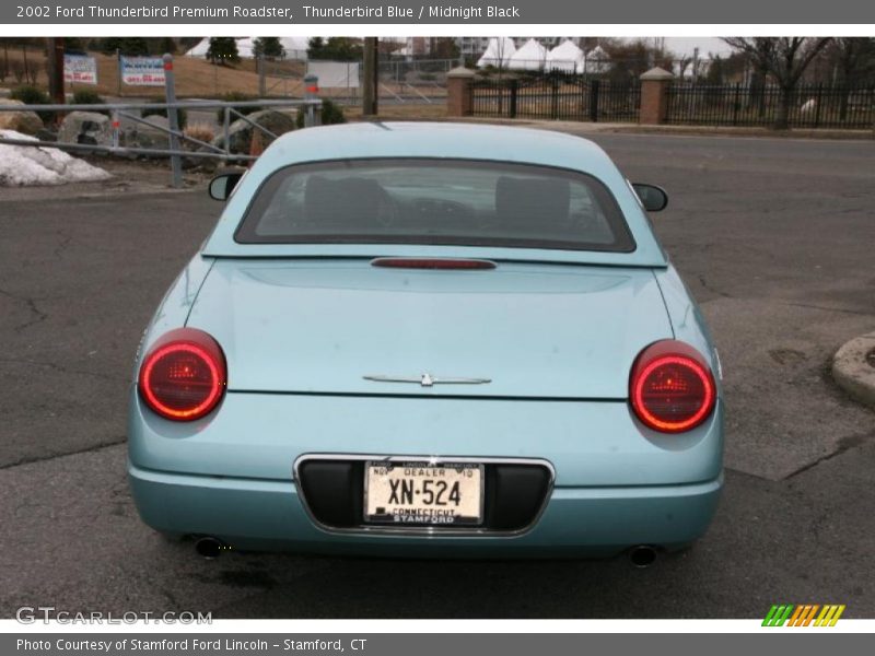 Thunderbird Blue / Midnight Black 2002 Ford Thunderbird Premium Roadster