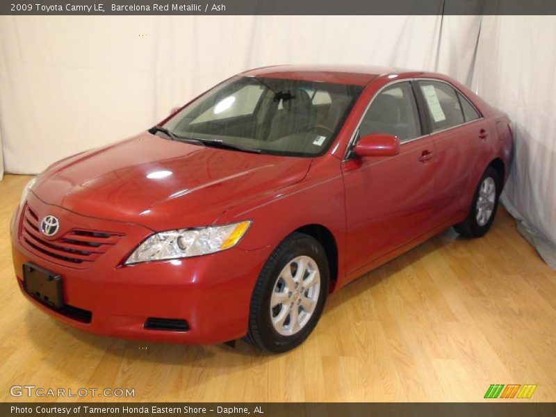 Barcelona Red Metallic / Ash 2009 Toyota Camry LE