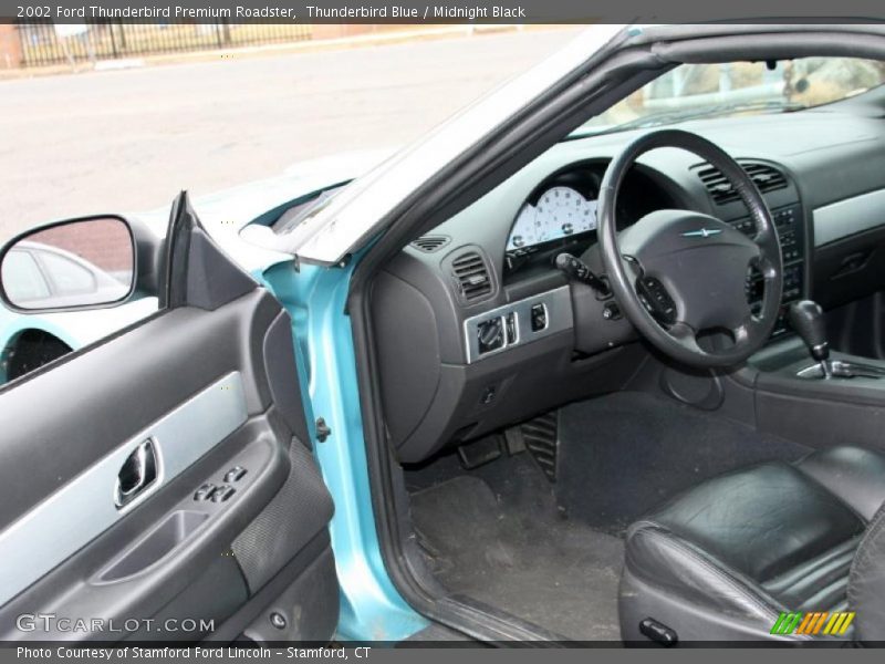 Thunderbird Blue / Midnight Black 2002 Ford Thunderbird Premium Roadster