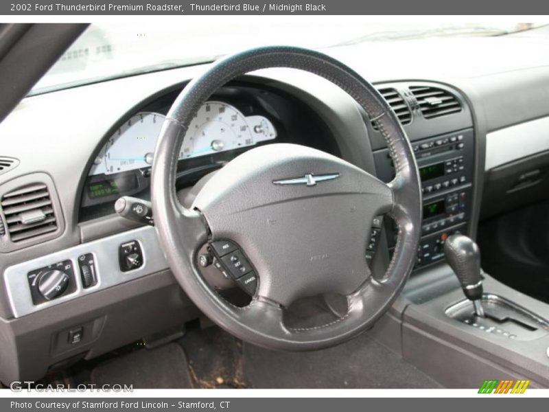 Thunderbird Blue / Midnight Black 2002 Ford Thunderbird Premium Roadster