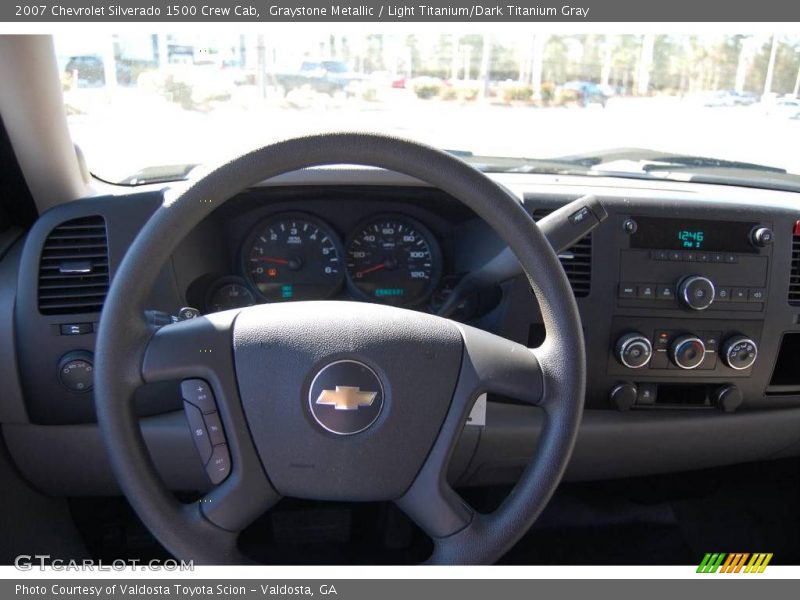 Graystone Metallic / Light Titanium/Dark Titanium Gray 2007 Chevrolet Silverado 1500 Crew Cab