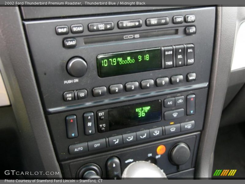 Thunderbird Blue / Midnight Black 2002 Ford Thunderbird Premium Roadster