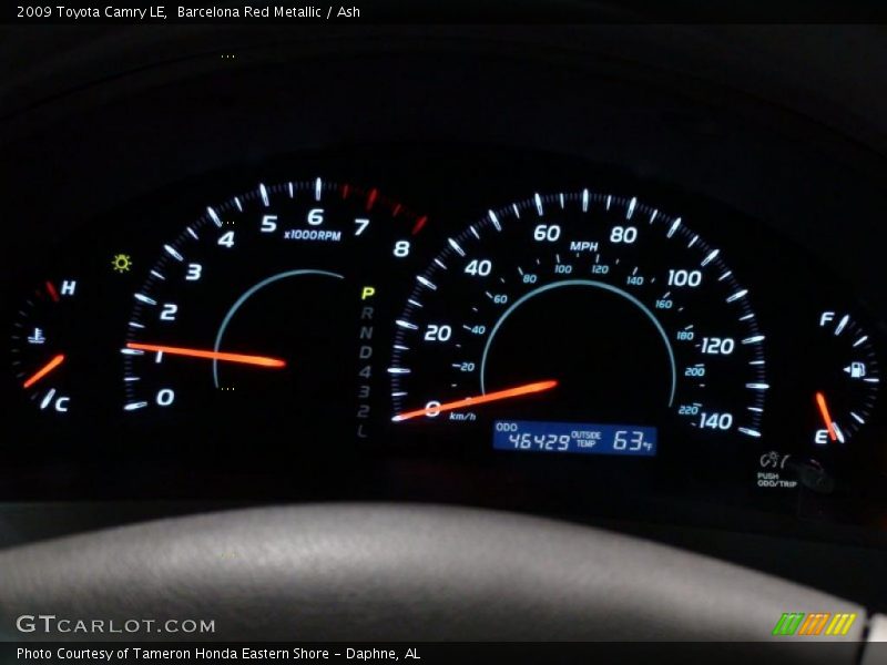 Barcelona Red Metallic / Ash 2009 Toyota Camry LE