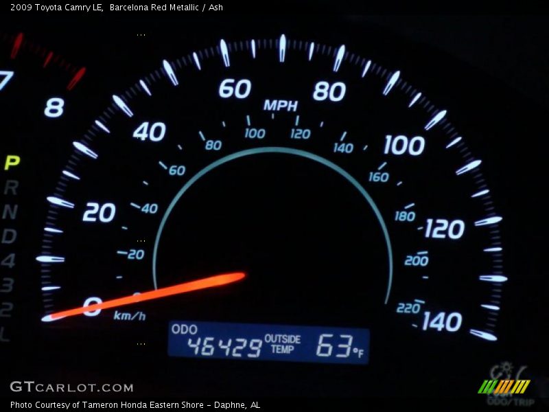 Barcelona Red Metallic / Ash 2009 Toyota Camry LE