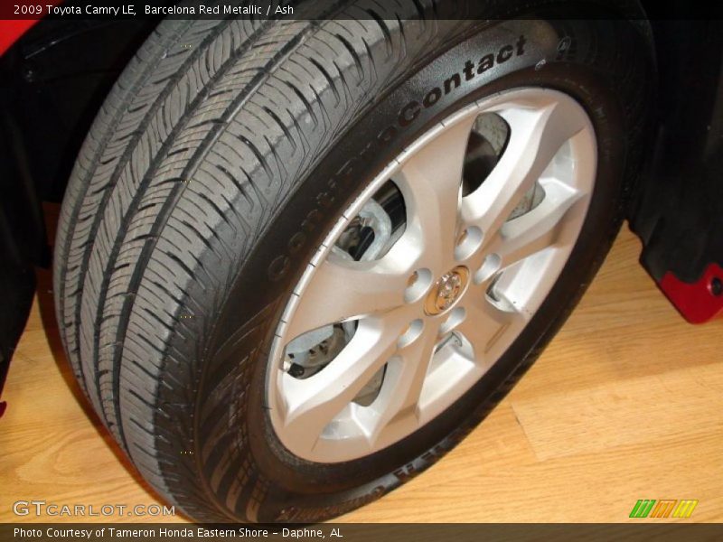 Barcelona Red Metallic / Ash 2009 Toyota Camry LE