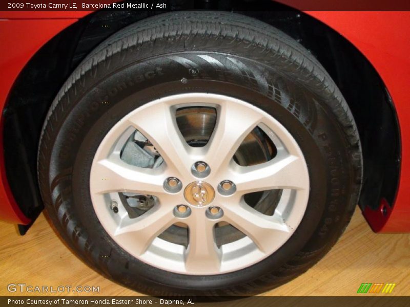 Barcelona Red Metallic / Ash 2009 Toyota Camry LE
