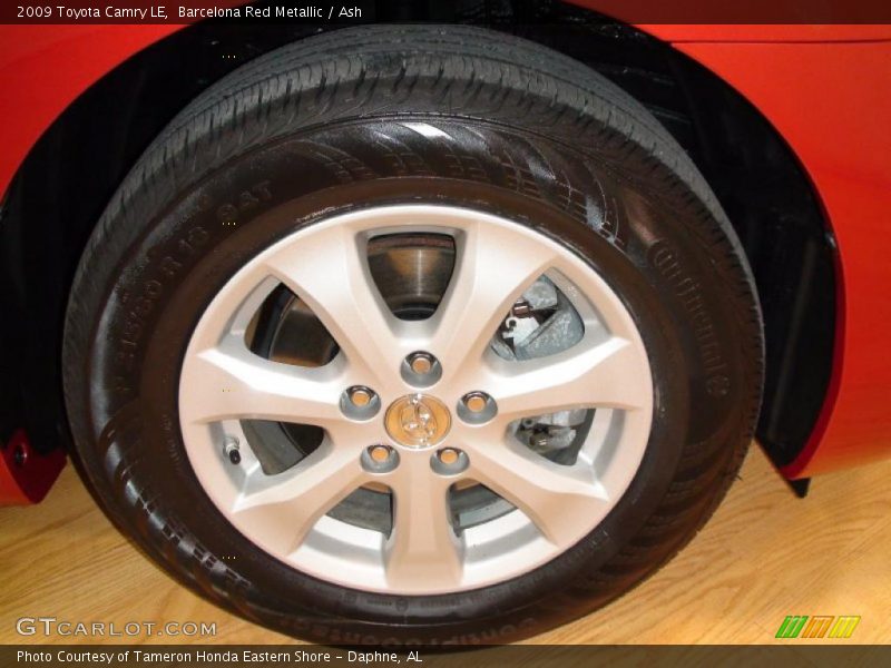 Barcelona Red Metallic / Ash 2009 Toyota Camry LE