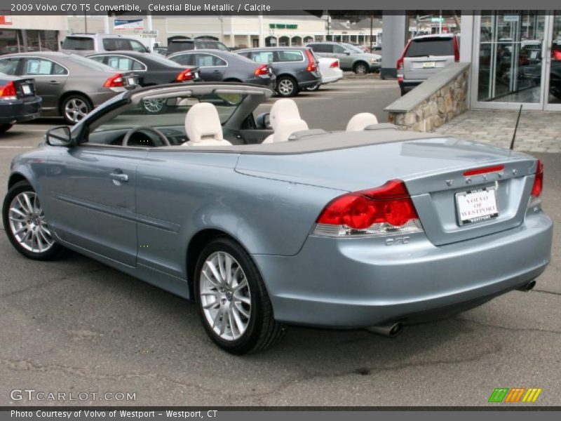 Celestial Blue Metallic / Calcite 2009 Volvo C70 T5 Convertible