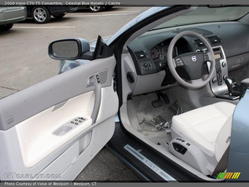 Celestial Blue Metallic / Calcite 2009 Volvo C70 T5 Convertible