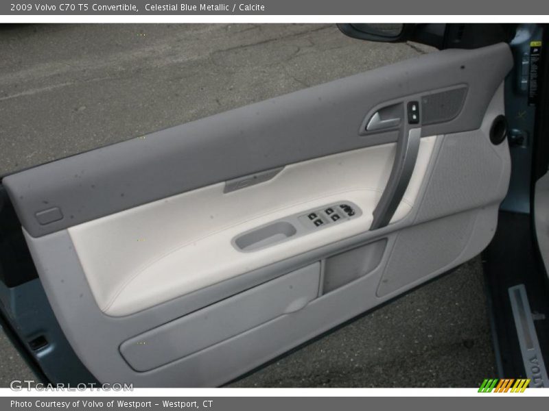 Celestial Blue Metallic / Calcite 2009 Volvo C70 T5 Convertible