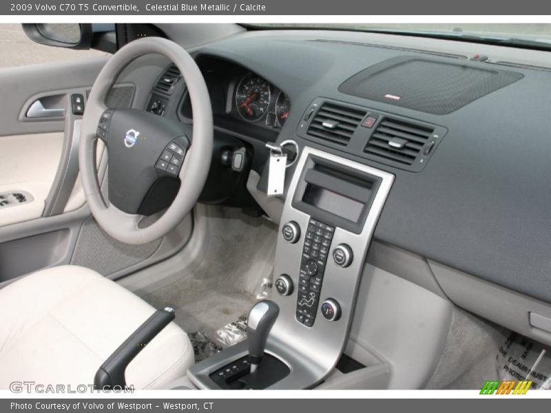 Celestial Blue Metallic / Calcite 2009 Volvo C70 T5 Convertible