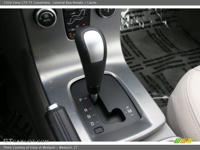 Celestial Blue Metallic / Calcite 2009 Volvo C70 T5 Convertible