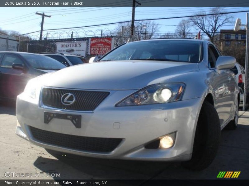 Tungsten Pearl / Black 2006 Lexus IS 350