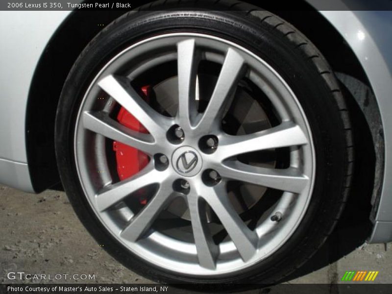 Tungsten Pearl / Black 2006 Lexus IS 350