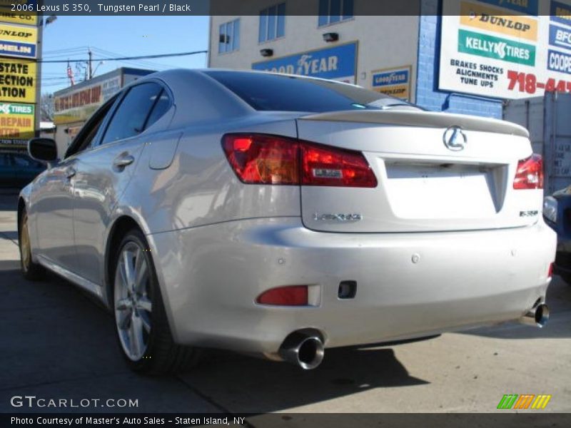 Tungsten Pearl / Black 2006 Lexus IS 350