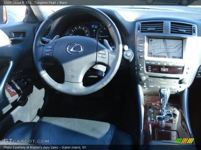 Tungsten Pearl / Black 2006 Lexus IS 350