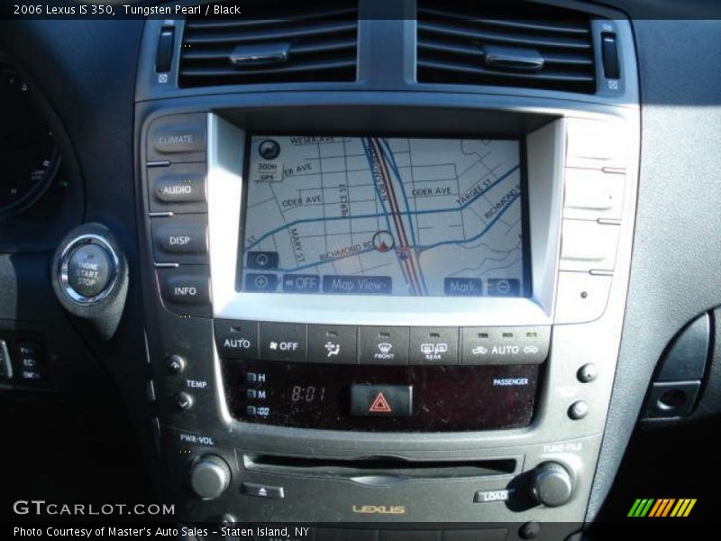 Tungsten Pearl / Black 2006 Lexus IS 350