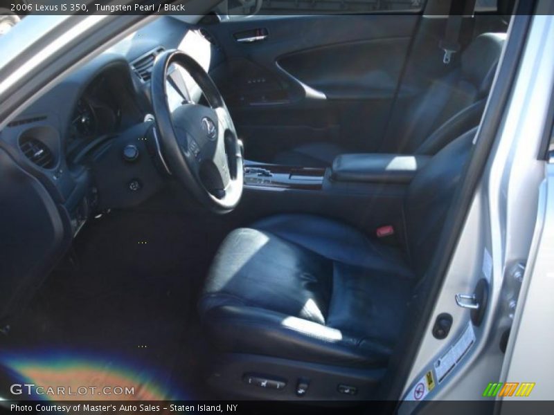 Tungsten Pearl / Black 2006 Lexus IS 350