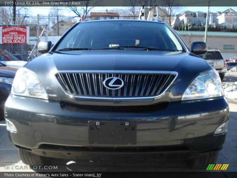 Flint Gray Mica / Black 2005 Lexus RX 330