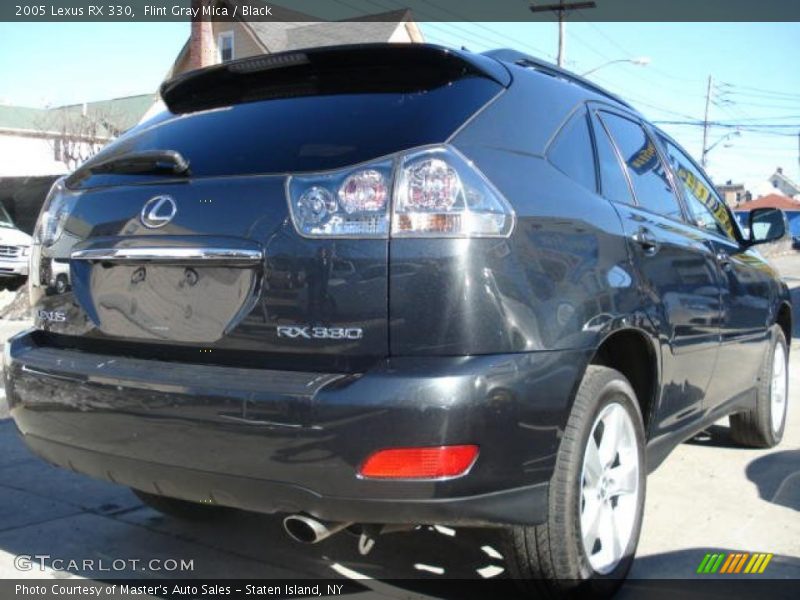 Flint Gray Mica / Black 2005 Lexus RX 330