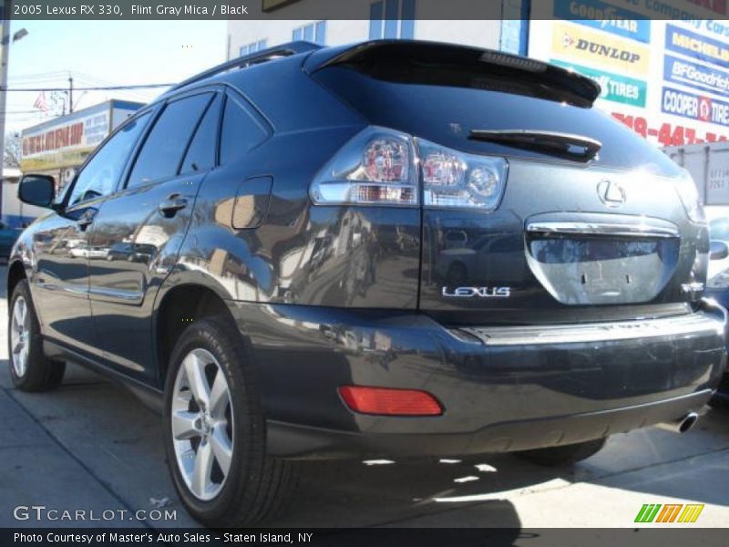 Flint Gray Mica / Black 2005 Lexus RX 330