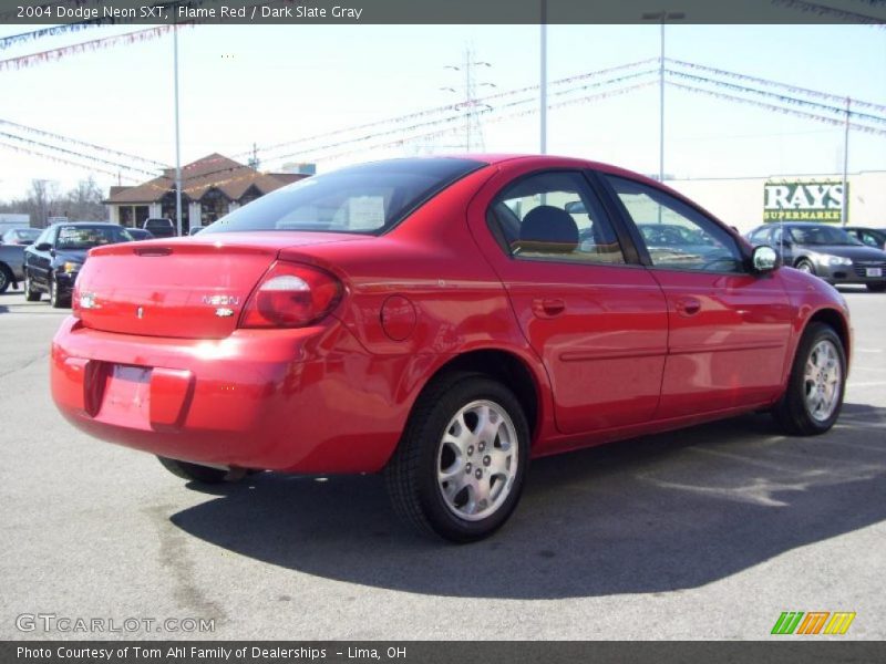 Flame Red / Dark Slate Gray 2004 Dodge Neon SXT
