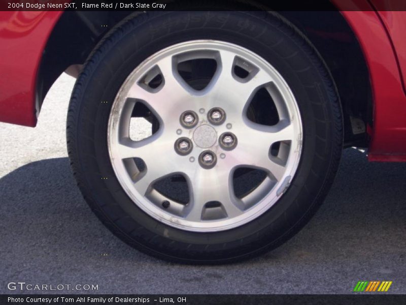 Flame Red / Dark Slate Gray 2004 Dodge Neon SXT