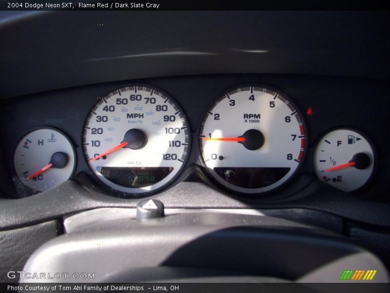 Flame Red / Dark Slate Gray 2004 Dodge Neon SXT
