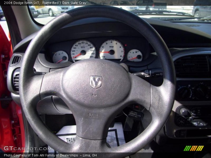 Flame Red / Dark Slate Gray 2004 Dodge Neon SXT