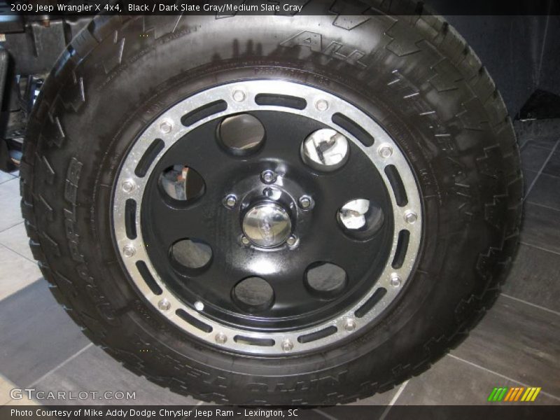 Black / Dark Slate Gray/Medium Slate Gray 2009 Jeep Wrangler X 4x4