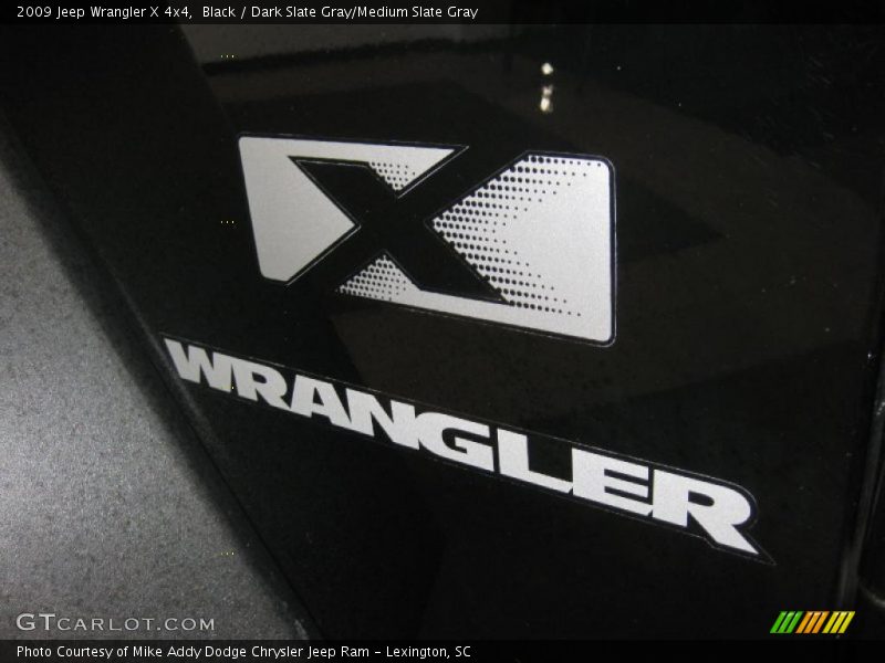 Black / Dark Slate Gray/Medium Slate Gray 2009 Jeep Wrangler X 4x4