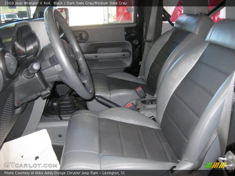 Black / Dark Slate Gray/Medium Slate Gray 2009 Jeep Wrangler X 4x4