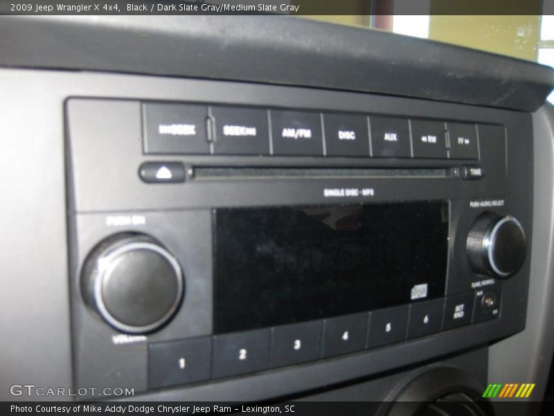 Black / Dark Slate Gray/Medium Slate Gray 2009 Jeep Wrangler X 4x4
