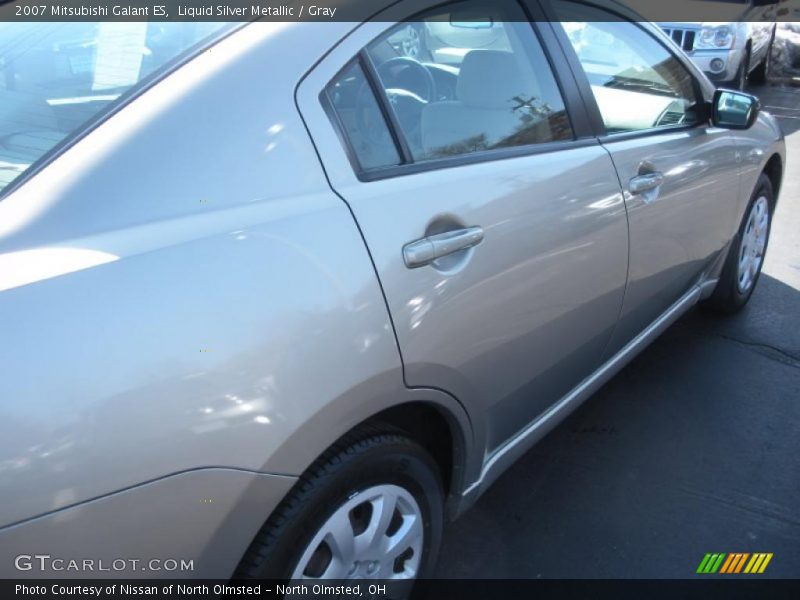 Liquid Silver Metallic / Gray 2007 Mitsubishi Galant ES