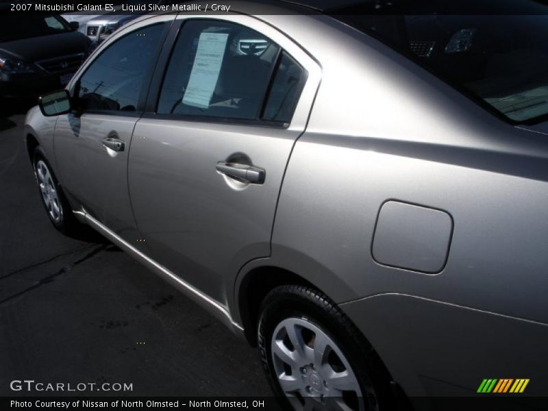 Liquid Silver Metallic / Gray 2007 Mitsubishi Galant ES
