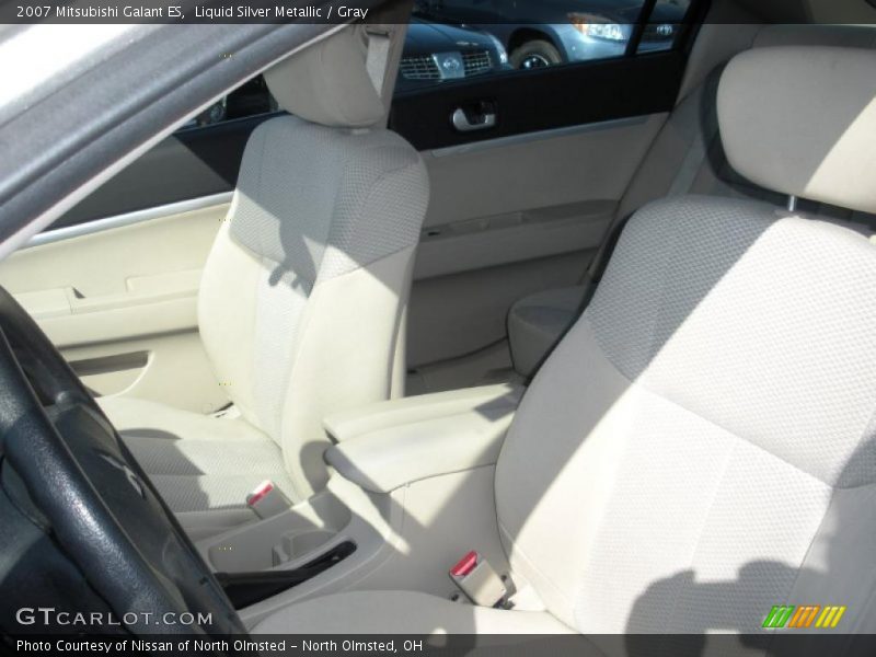 Liquid Silver Metallic / Gray 2007 Mitsubishi Galant ES
