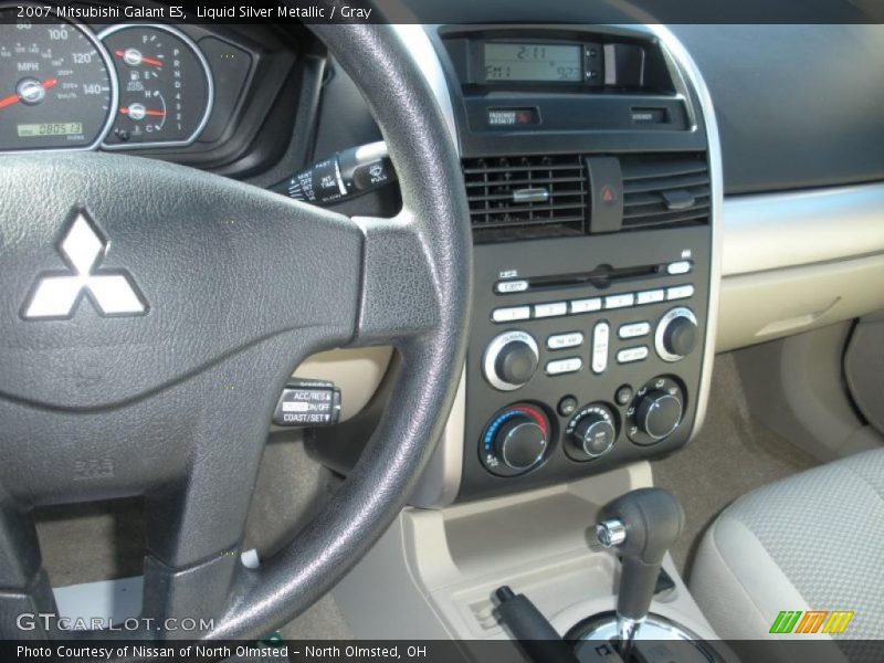 Liquid Silver Metallic / Gray 2007 Mitsubishi Galant ES