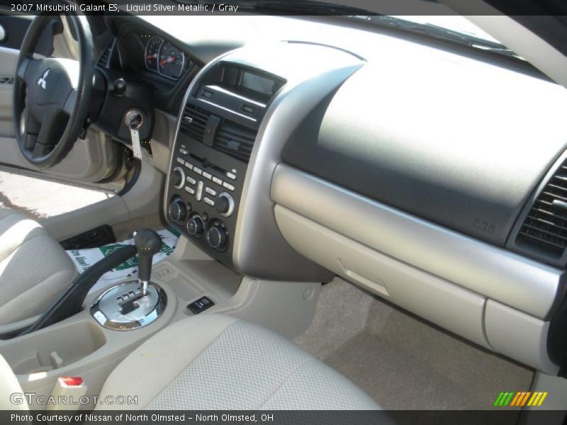Liquid Silver Metallic / Gray 2007 Mitsubishi Galant ES