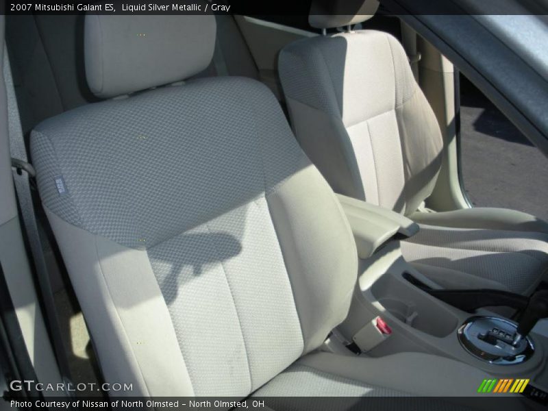 Liquid Silver Metallic / Gray 2007 Mitsubishi Galant ES