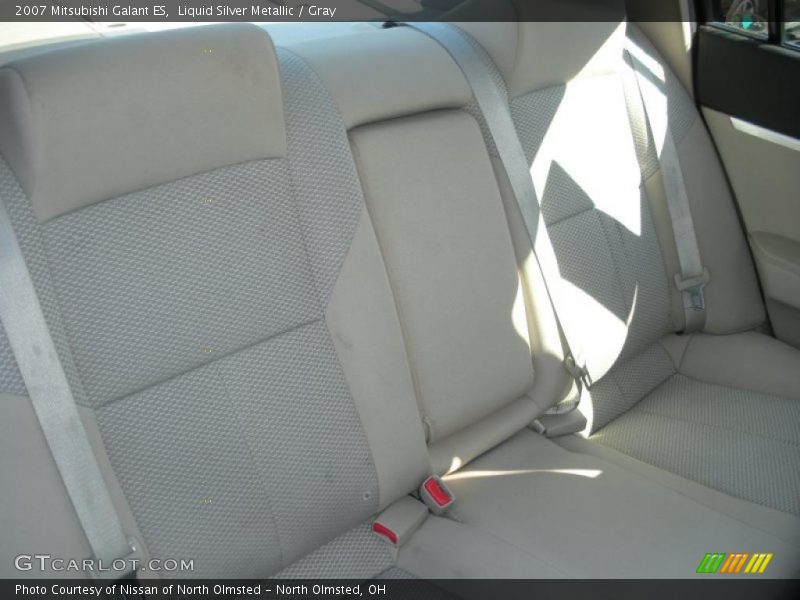 Liquid Silver Metallic / Gray 2007 Mitsubishi Galant ES