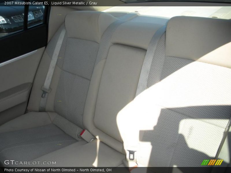 Liquid Silver Metallic / Gray 2007 Mitsubishi Galant ES