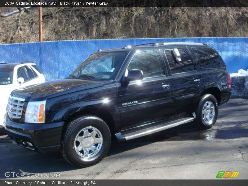 Black Raven / Pewter Gray 2004 Cadillac Escalade AWD