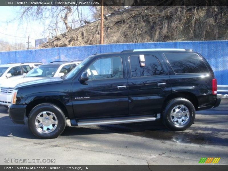 Black Raven / Pewter Gray 2004 Cadillac Escalade AWD