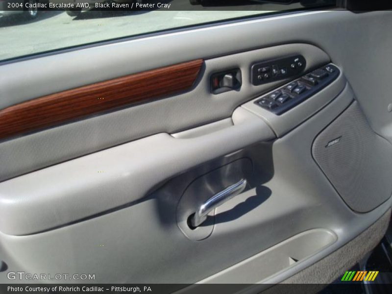 Black Raven / Pewter Gray 2004 Cadillac Escalade AWD