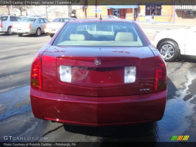 Infrared / Cashmere 2007 Cadillac CTS Sedan