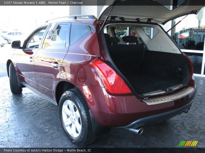 Merlot Pearl / Charcoal 2007 Nissan Murano S AWD