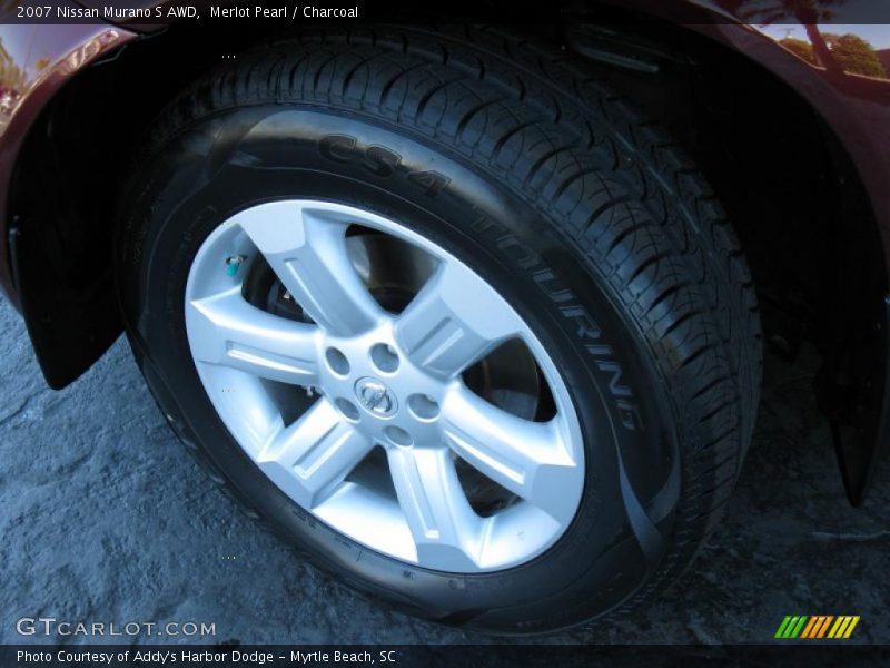 Merlot Pearl / Charcoal 2007 Nissan Murano S AWD