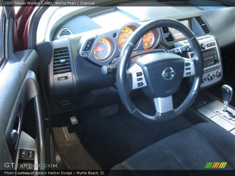 Merlot Pearl / Charcoal 2007 Nissan Murano S AWD